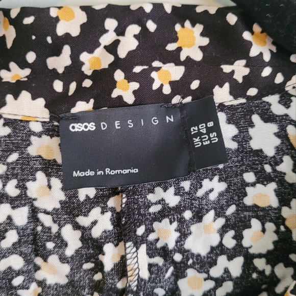 ASOS Design floral print jumpsuit, NWOT, size 8. - Picture 2 of 3